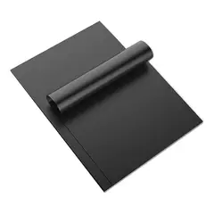 IMPORTCLICK - Set 2 Láminas Antiadherente Parrillas Reutilizable Negro