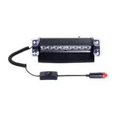 IMPORTCLICK - Baliza Parabrisa Luz Estroboscópica LED Azul Rojo 12 V