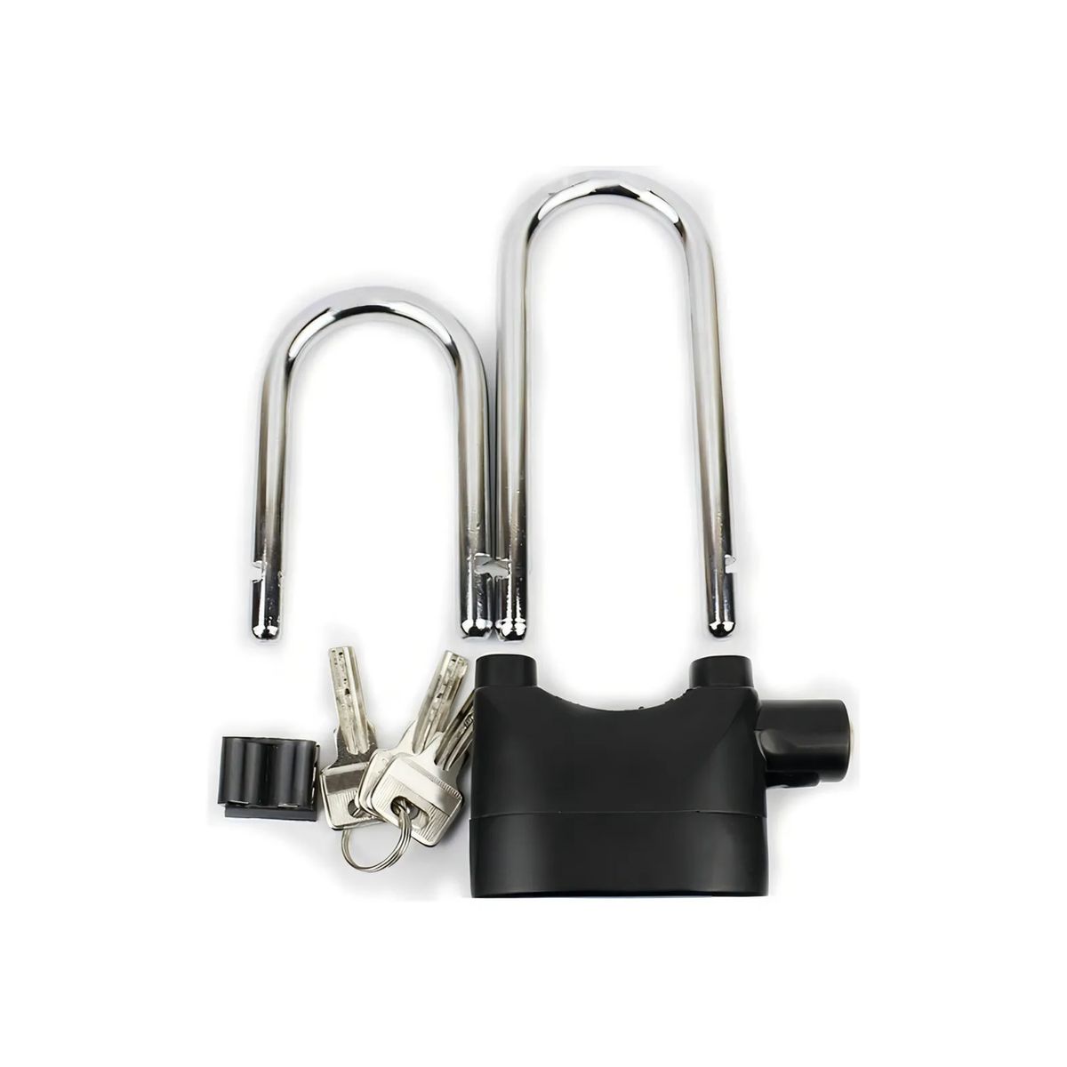 IMPORTCLICK - Candado Antirrobo Inteligente Sonido 3,2x9,5x10 CM Negro