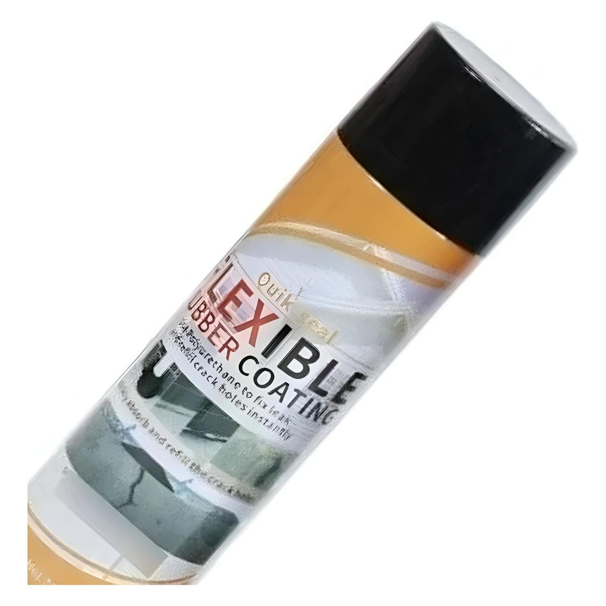 IMPORTCLICK - Sellador Instantáneo Fuga Agua Techo Tubería Aerosol 700 ML Negro