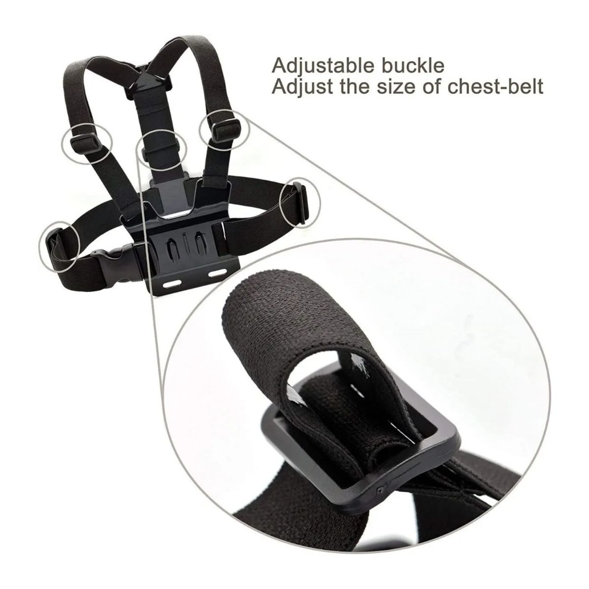 IMPORTCLICK - Kit Soporte Celular Ajustable Arnés Pecho Correa Selfie  Compatible Smartphones