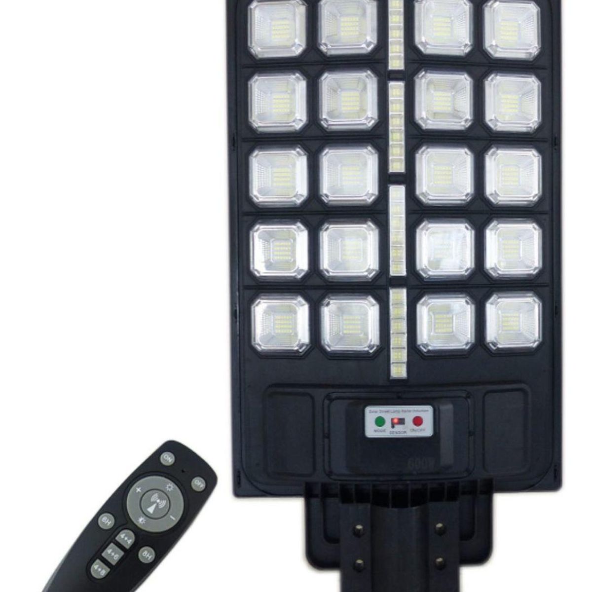 IMPORTCLICK - Foco Solar 576 LED 24 Placas 600 Watt Sensor