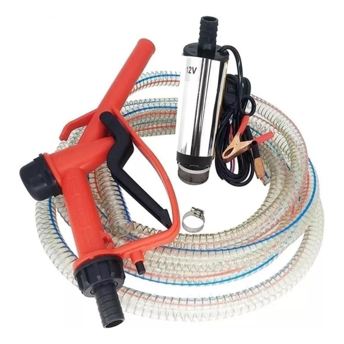 IMPORTCLICK - Kit Bomba Trasvasije Diesel Agua Bencina Combustible 12 V
