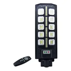 IMPORTCLICK - Foco Solar 336 LED 10 Placas 400 Watt Sensor