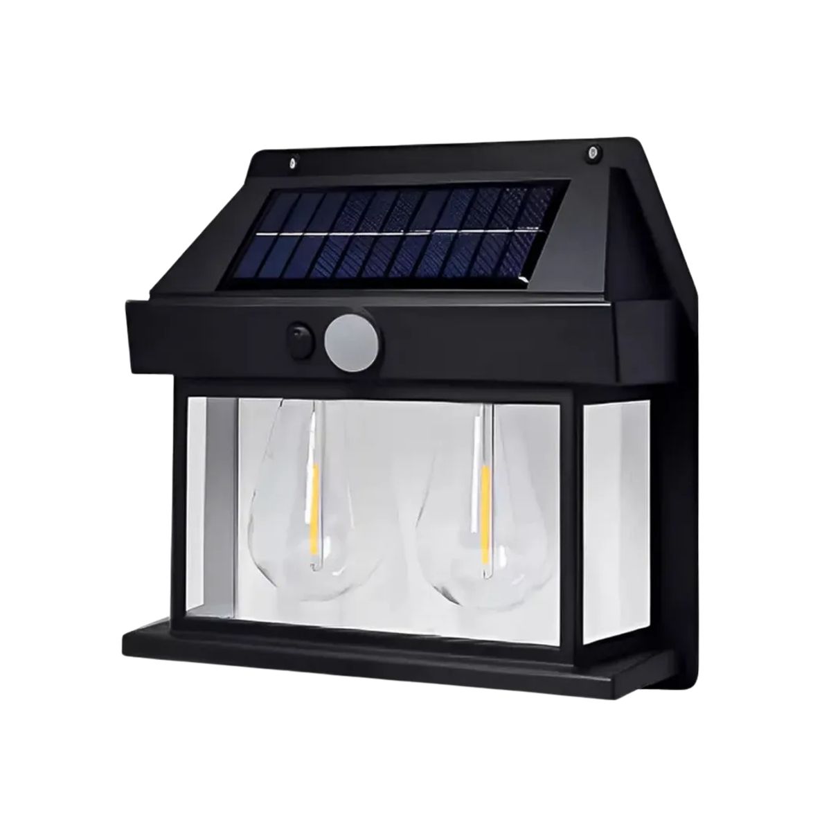 IMPORTCLICK - Lampara Solar Impermeable Sensor Movimiento 2 Watt Vintage