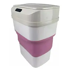 IMPORTCLICK - Papelera Basurero Inteligente Sensor Digital Infrarrojo Rosa