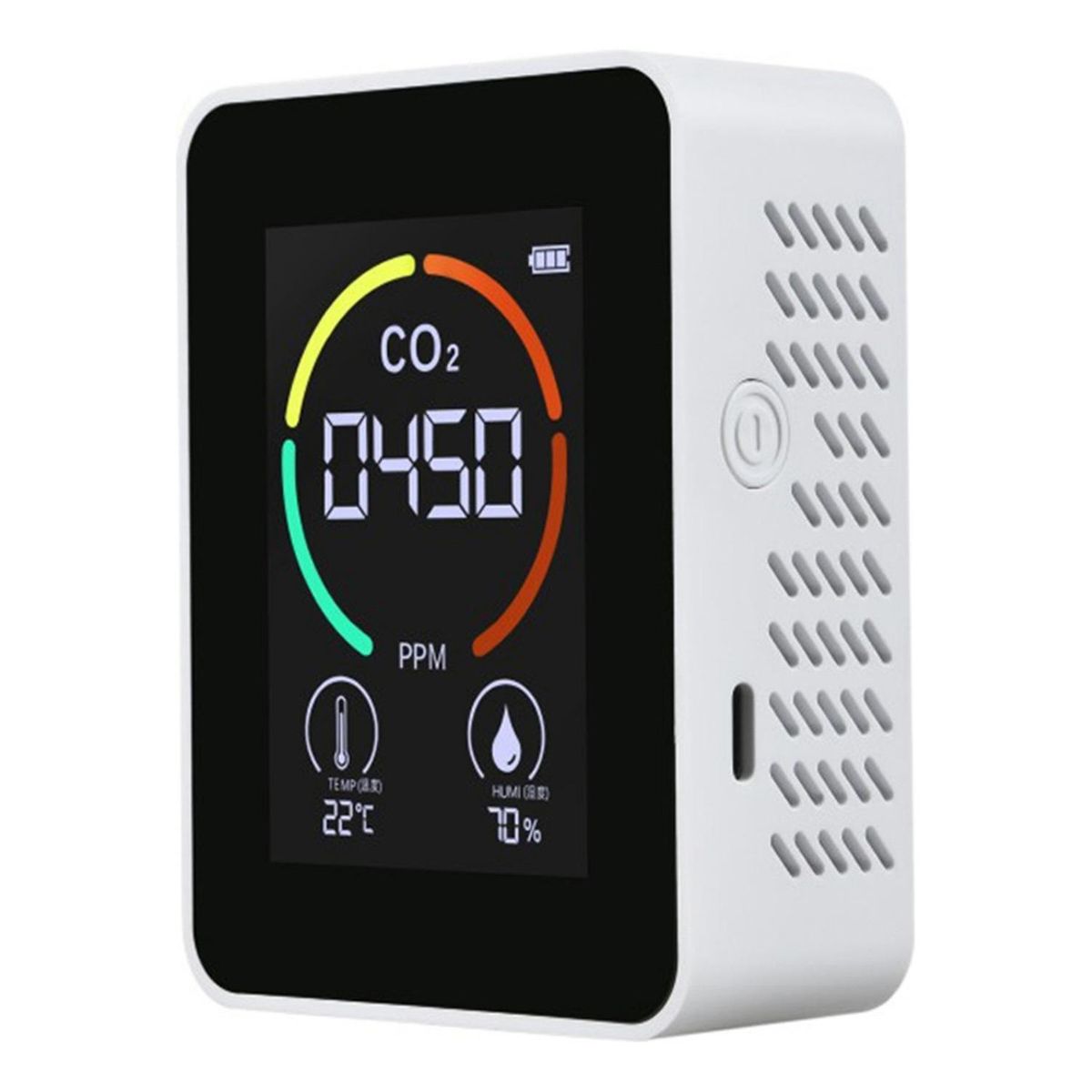 IMPORTCLICK - Monitor Calidad Del Aire Co2 Detector Dióxido Carbono USB