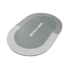 IMPORTCLICK - Tapete Alfombra Antideslizante Ultra Absorbente Baño 60x40x60 CM Gris