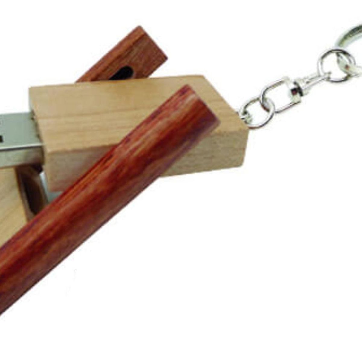 IMPORTCLICK - Pendrive Plegable Madera Llavero 16 GB