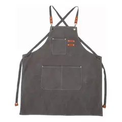IMPORTCLICK - Pechera Delantal Multiuso 68x78 CM Gris