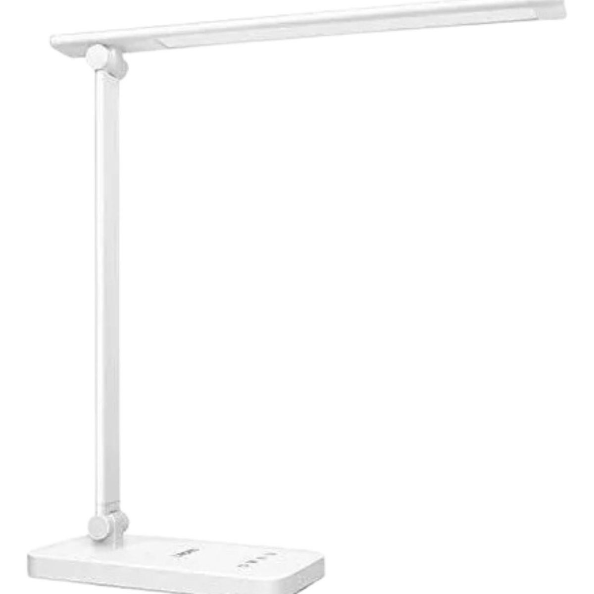 IMPORTCLICK - Lámpara Cargador Táctil LED Escritorio Plegable 29x33x17 CM Blanco