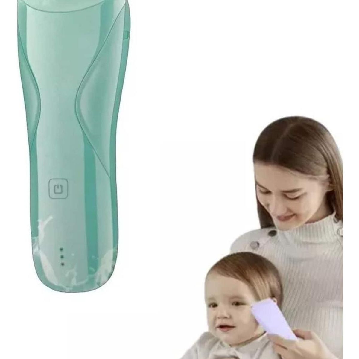 IMPORTCLICK - Maquina Corta Pelo Bebe Inalámbrico Verde