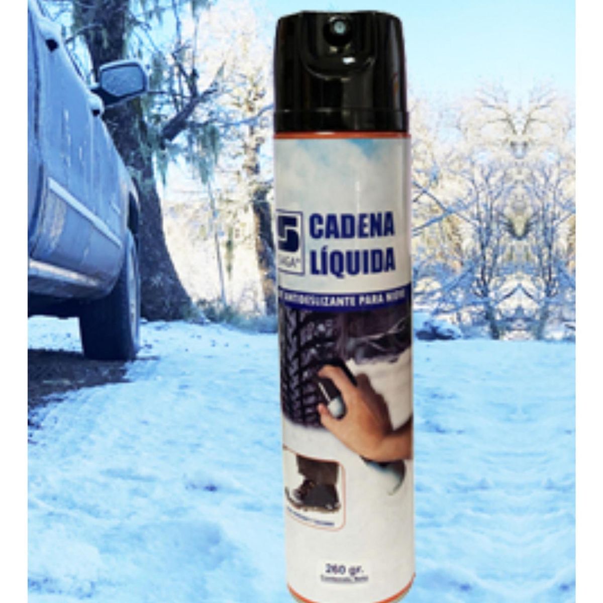 IMPORTCLICK - Cadena Líquida Nieve Hielo Antideslizante Automóvil