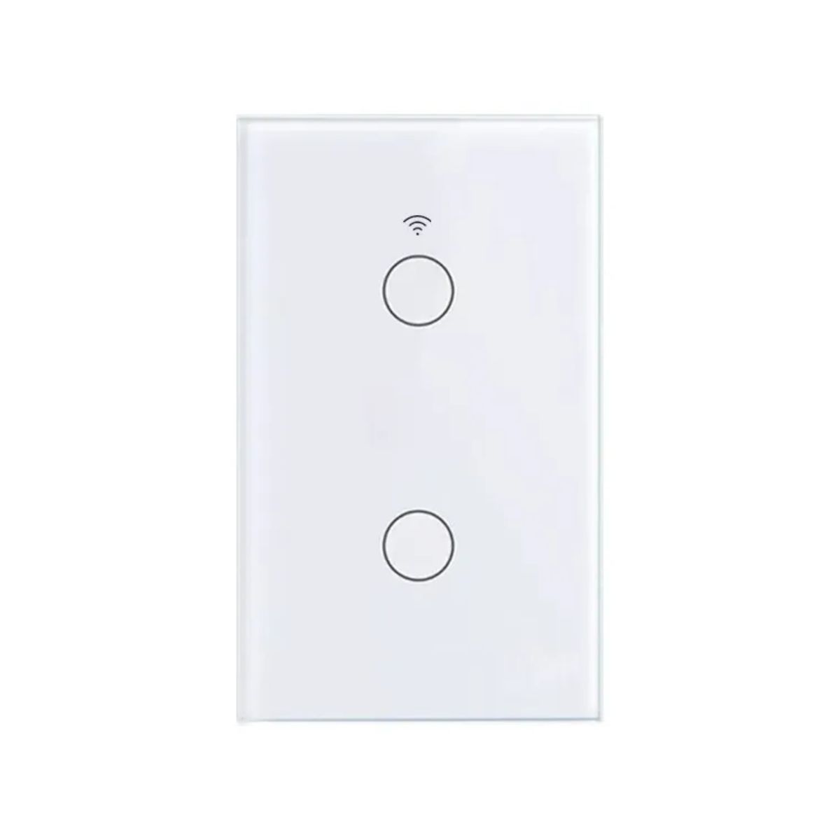 IMPORTCLICK - Interruptor Wifi Inteligente Neutro 2 Canales Blanco