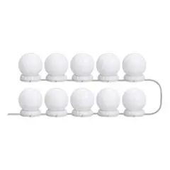 IMPORTCLICK - Set 10 Luces LED Espejo RGB Adhesivas