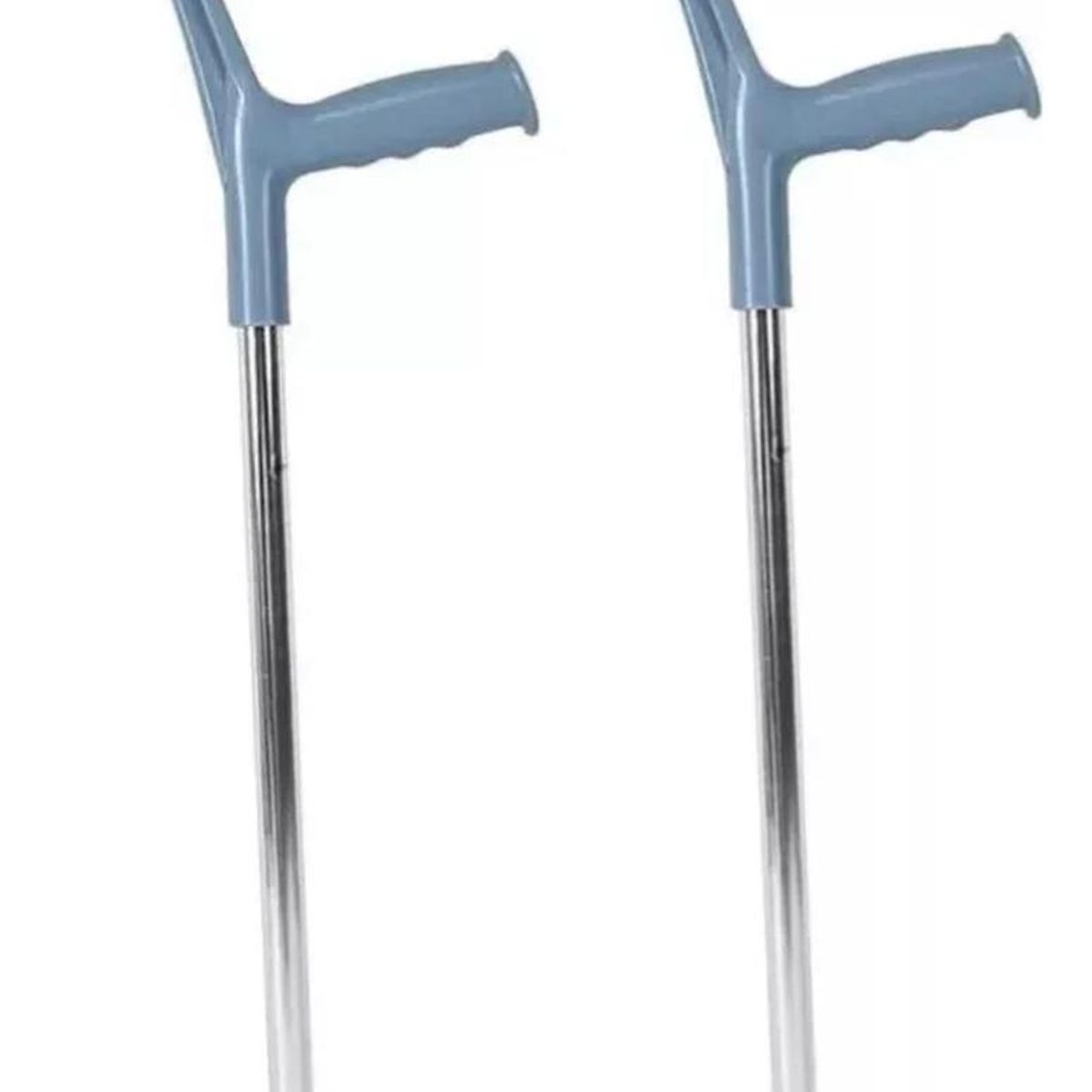 IMPORTCLICK - Set 2 Muletas Baston Salud DLX Plateado