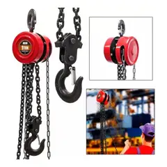 IMPORTCLICK - Tecle Manual 1 Tonelada Cadena 3 MTS