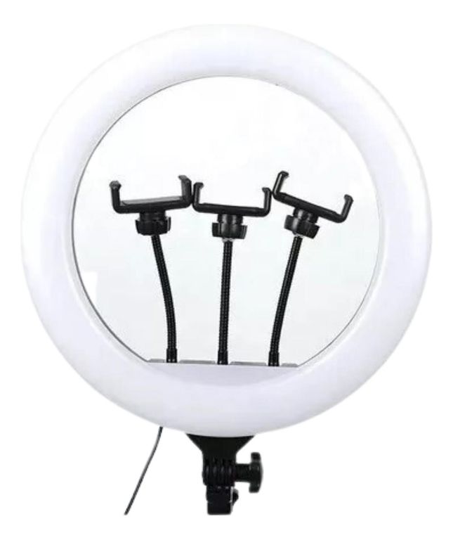 IMPORTCLICK Aro Luz Profesional Gigante 45 CM 3 Soportes Trípode 2.10