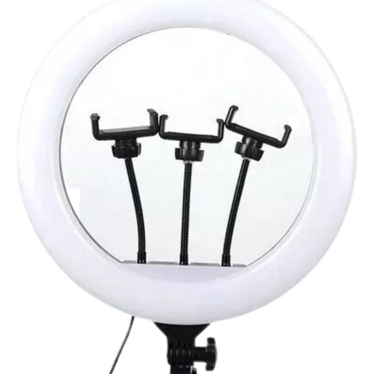 IMPORTCLICK - Aro Luz Profesional Gigante 45 CM 3 Soportes Trípode 2.10