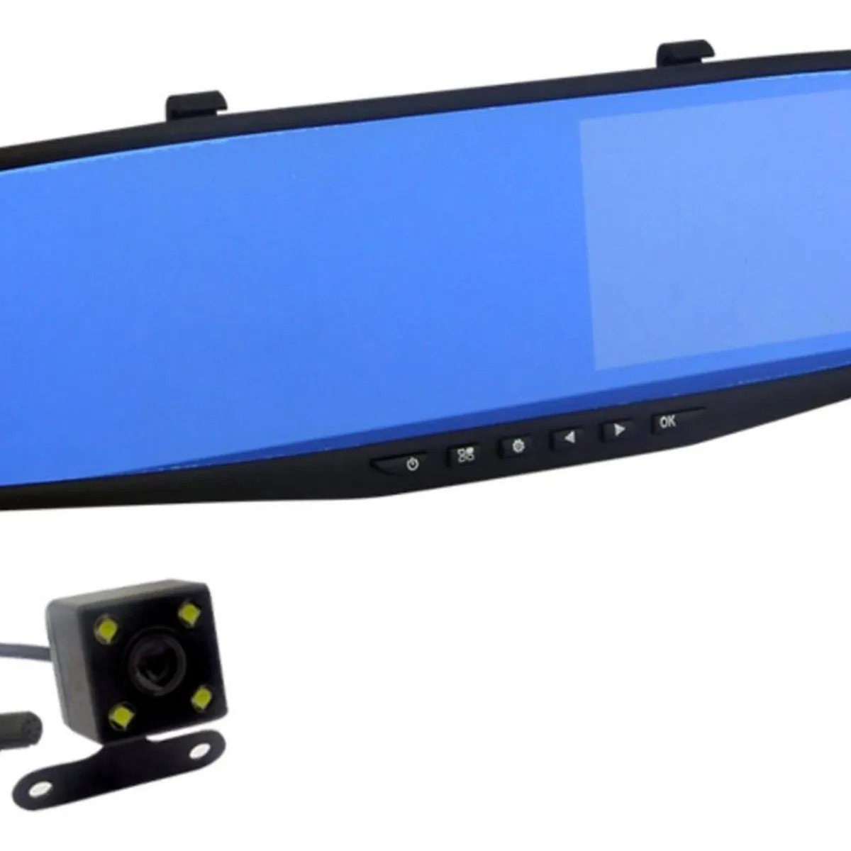 IMPORTCLICK - Espejo Retrovisor Auto Cámara Retroceso Cámara DVR 4.3