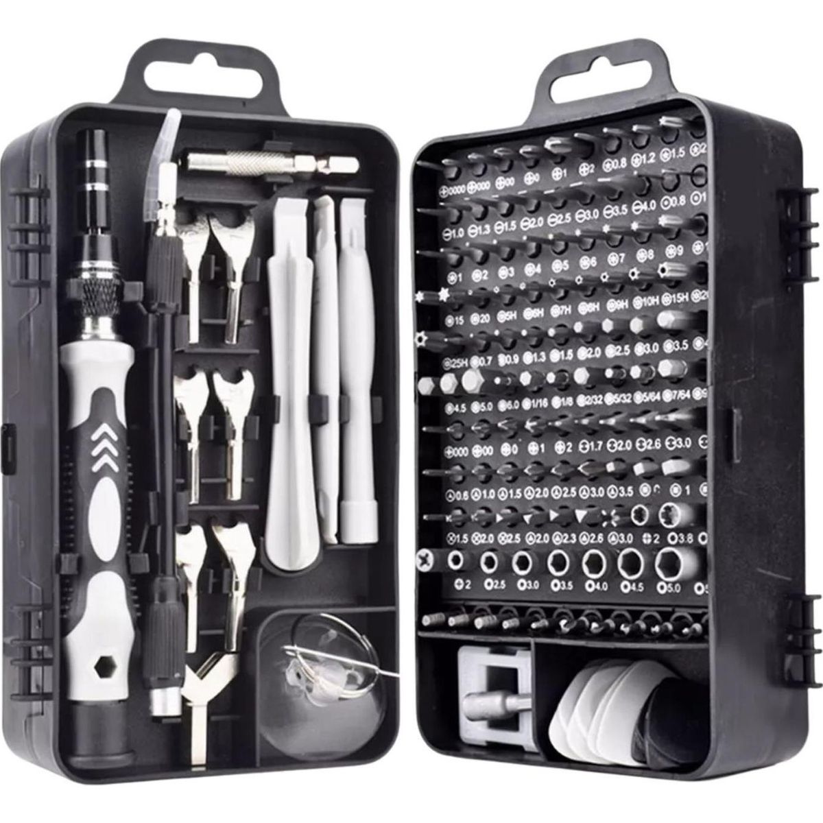 IMPORTCLICK - Juego Destornilladores Precisión Profesional 135 Piezas Negro