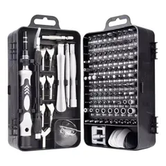 IMPORTCLICK - Juego Destornilladores Precisión Profesional 135 Piezas Negro