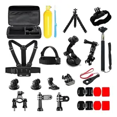 IMPORTCLICK - Kit 28 Accesorios Cámara Deportiva GoPro Estuche