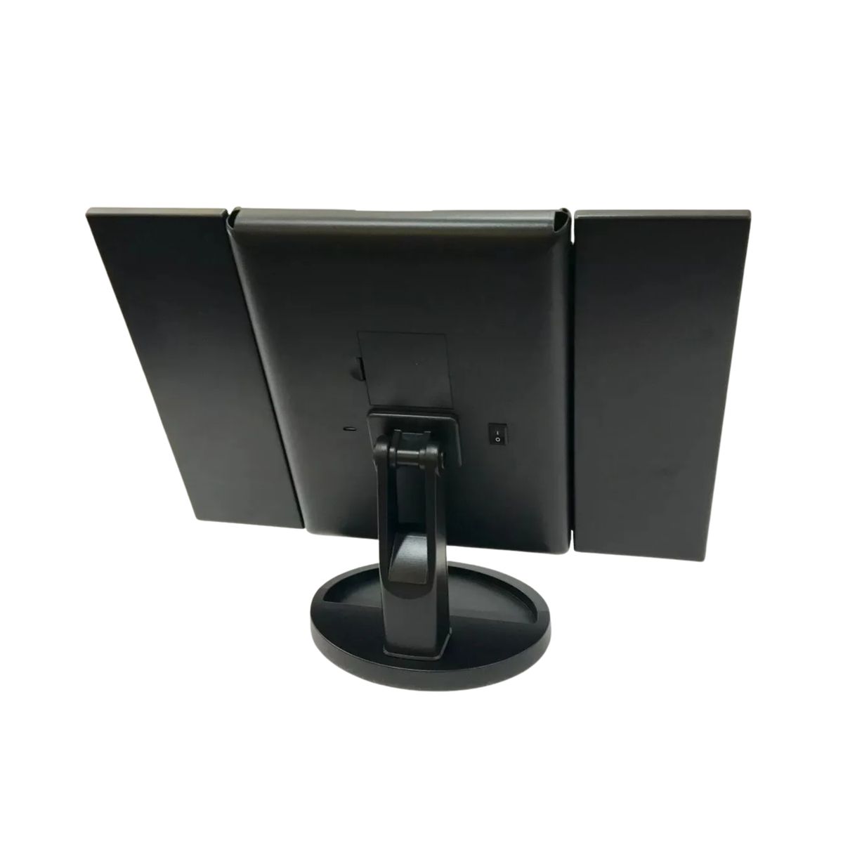 IMPORTCLICK - Espejo Maquillaje 22 Luces LED Aumento Giratorio Negro