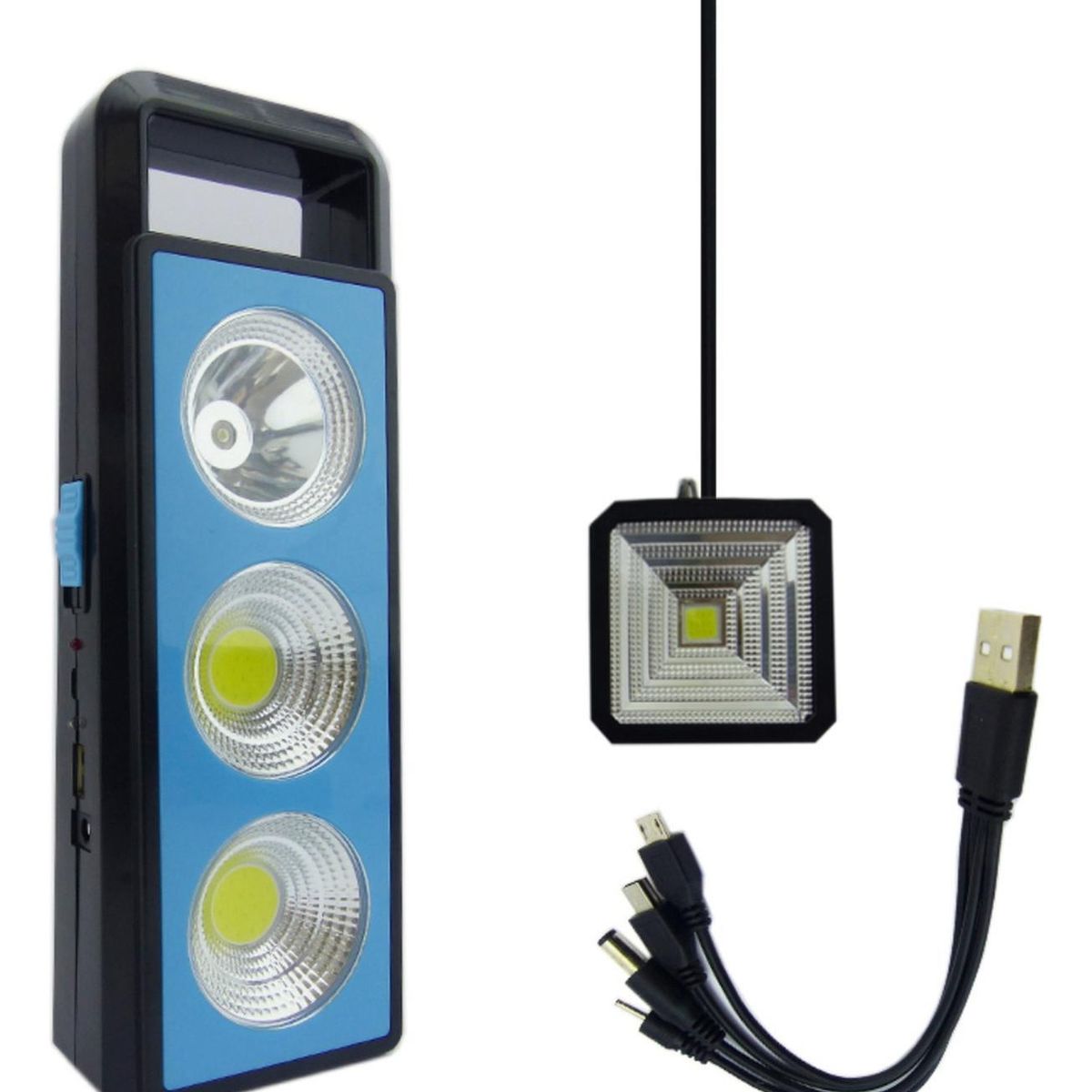 IMPORTCLICK - Kit Solar Portátil Accesorios Recargable