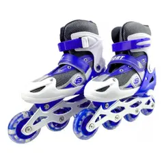 IMPORTCLICK - Patines Roller Línea Juveniles Ajustable Azul S