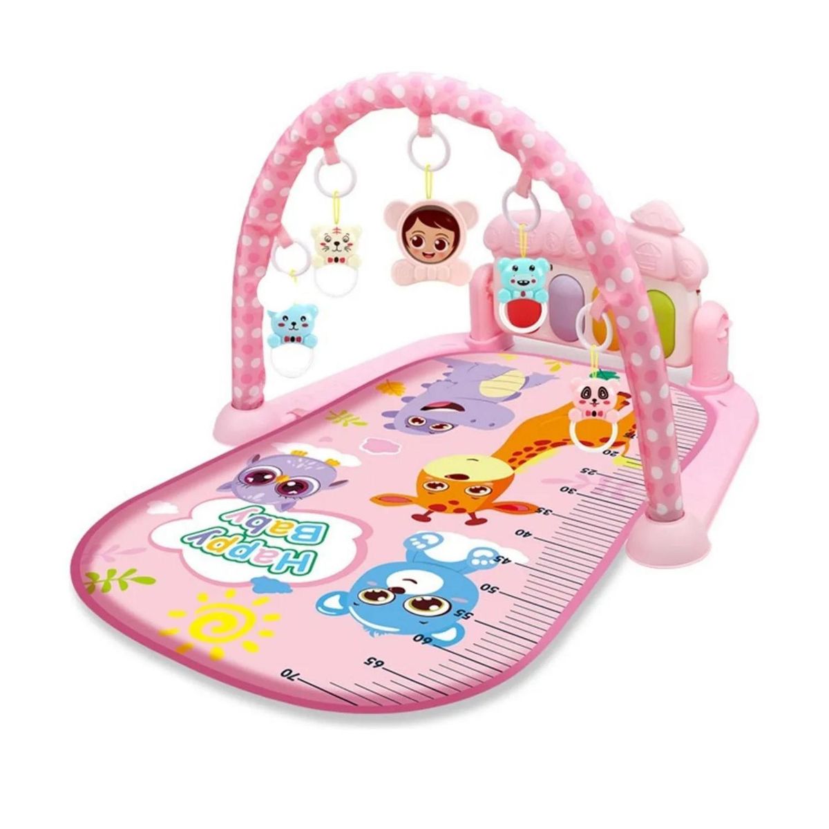 IMPORTCLICK - Alfombra Musical Estimulación Piano Infantil Rosa