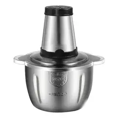 IMPORTCLICK - Picadora Trituradora Acero Inoxidable 2 Velocidades 2 LT