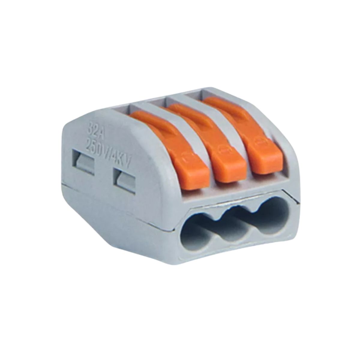 IMPORTCLICK - Set 100 Piezas Conectores Eléctricos cable Compacto 20x13,5x4 CM Gris