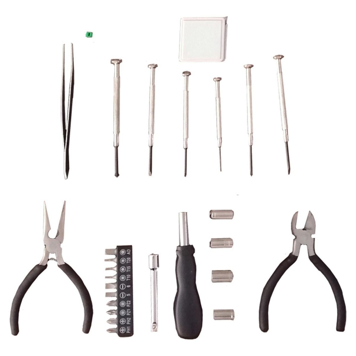IMPORTCLICK - Set Maletín 26 Herramientas Negro