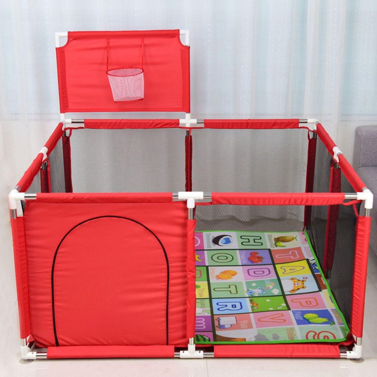 IMPORTCLICK - Corral Bebes Piscina Juego Interactivo Rojo