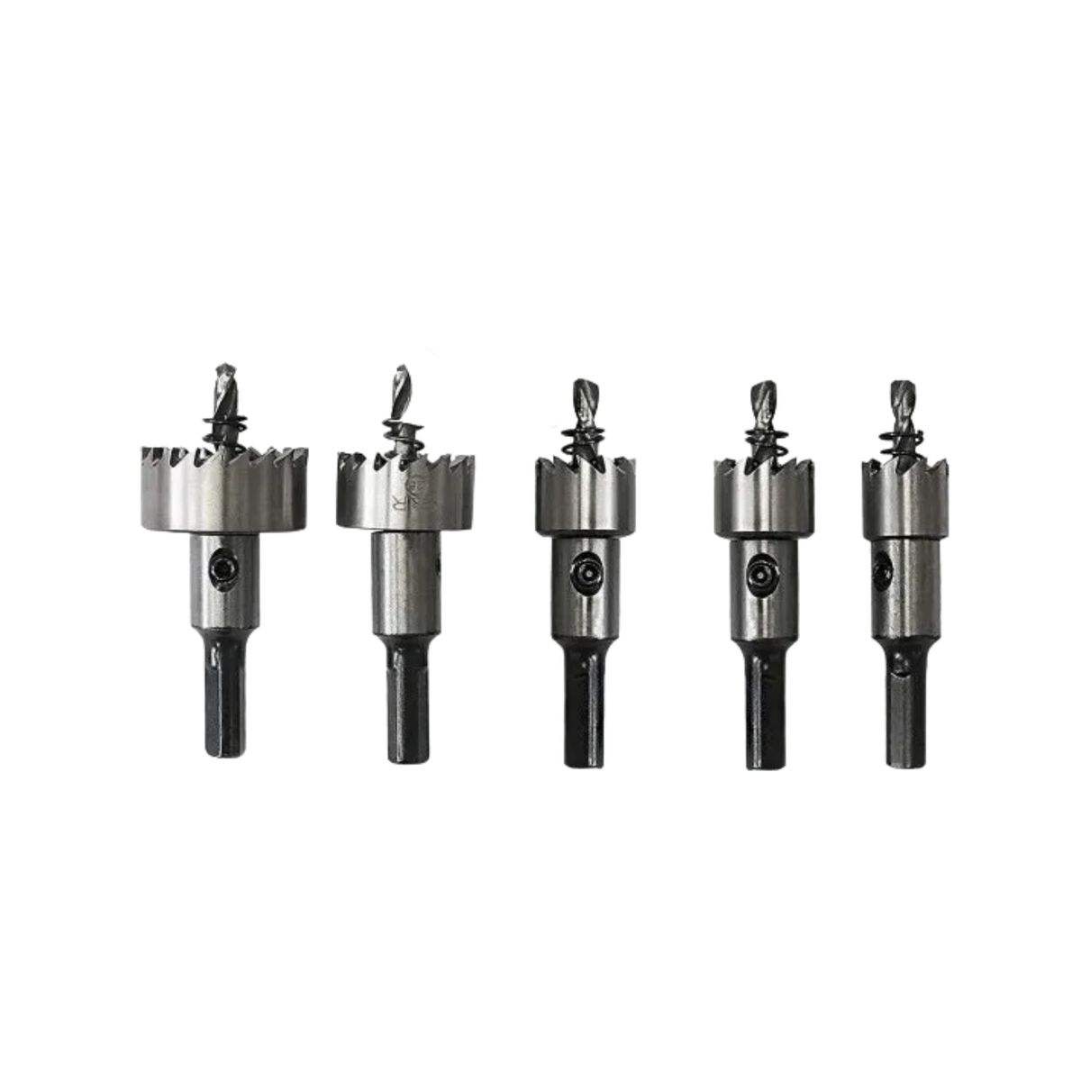 IMPORTCLICK - Juego 5 Brocas Corona Perforadora Metal