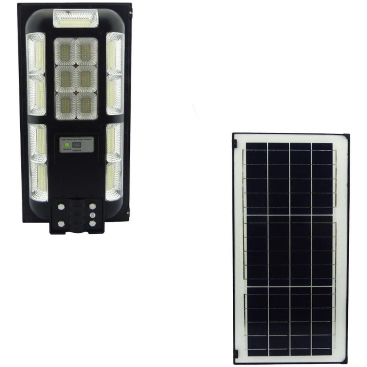 IMPORTCLICK - Foco Poste Solar 200 Watt 15 Placas 676 LED