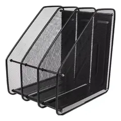 IMPORTCLICK - Organizador Libros Revistero Metal Escritorio 3 Niveles 31x24x29 CM