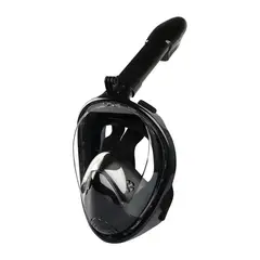 IMPORTCLICK - Mascara Snorkel Fullface Buceo Antiniebla Negro