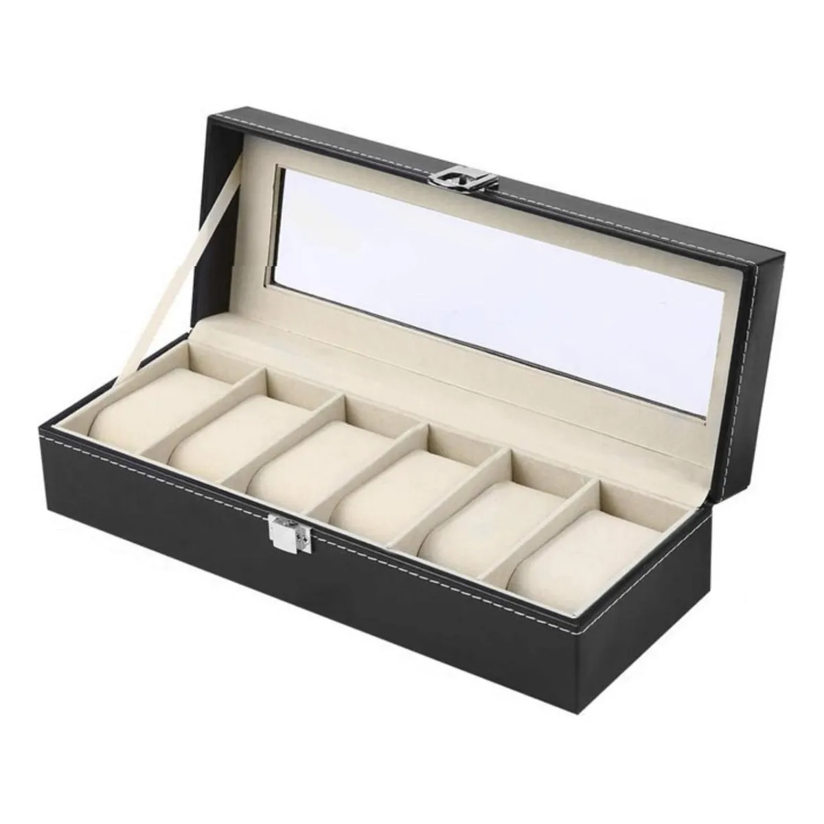 IMPORTCLICK - Organizador Reloj Deluxe 6 Relojes