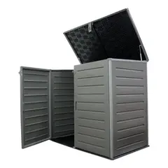 IMPORTCLICK - Bodega Baúl Multiuso Exterior Jardín 1170 LT Gris 82x140x125 CM