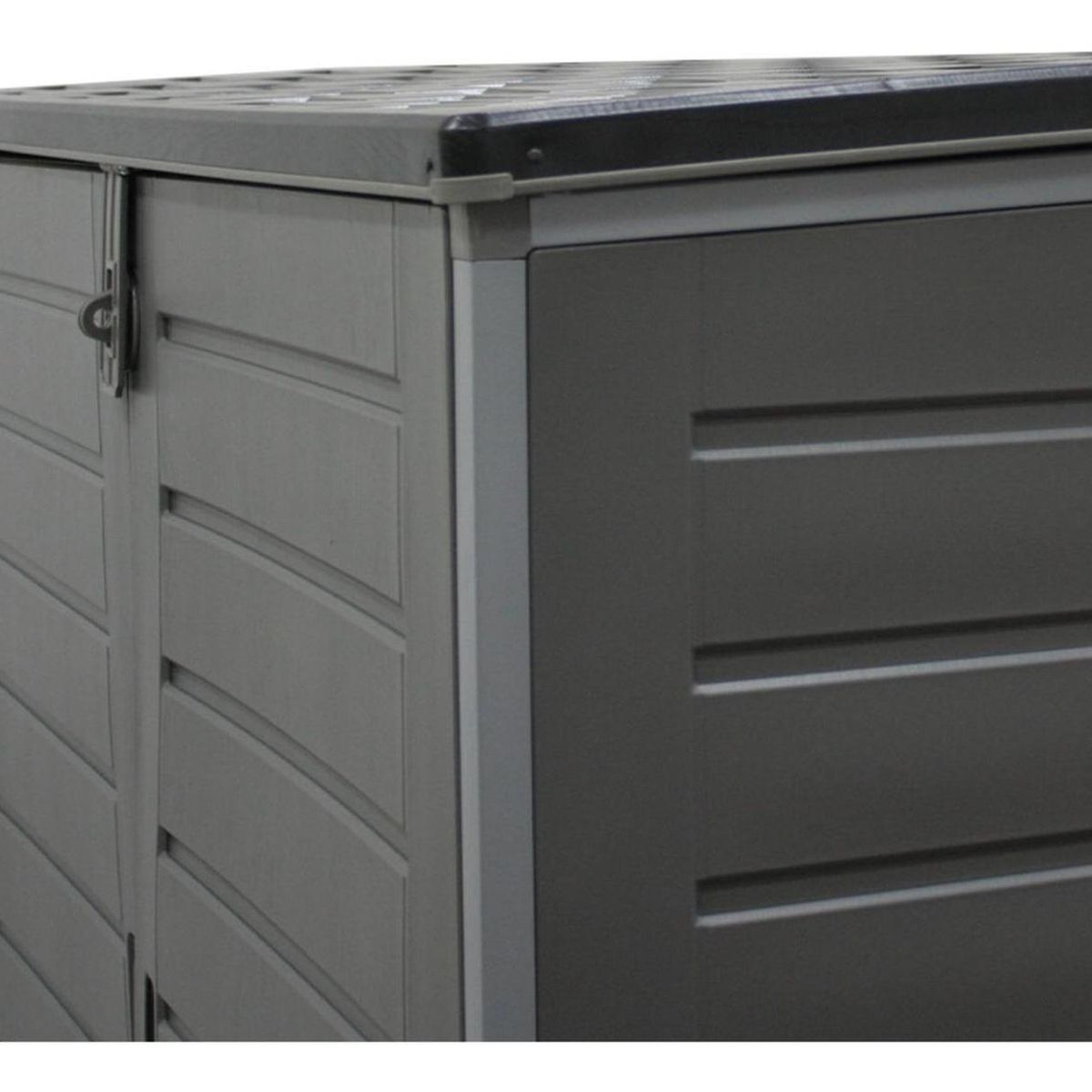 IMPORTCLICK - Bodega Baúl Multiuso Exterior Jardín 1170 LT Gris 82x140x125 CM