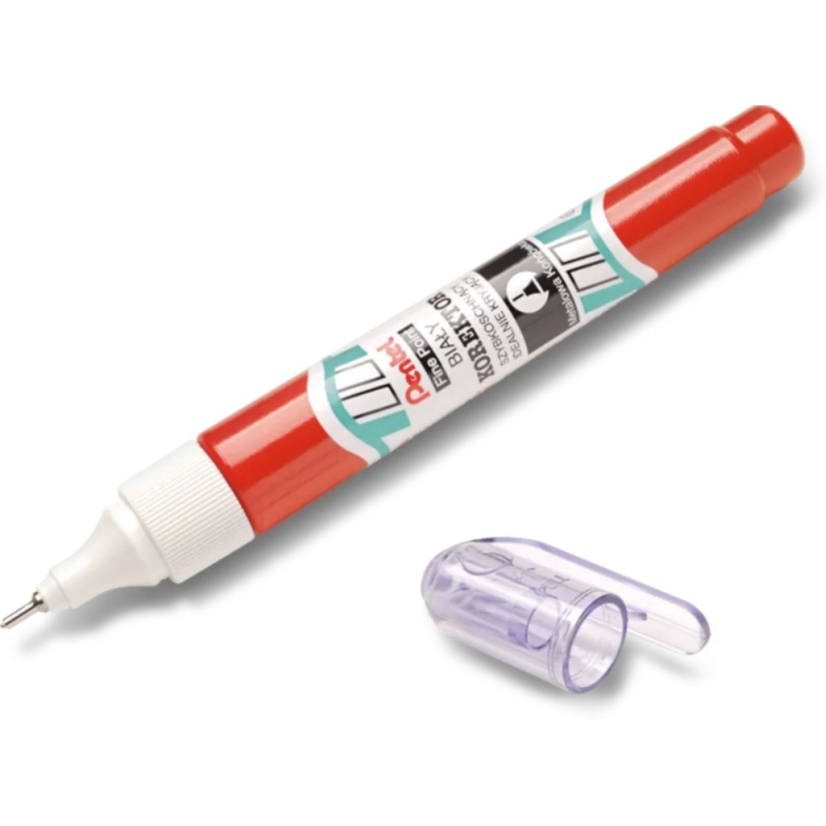 PENTEL - Corrector Pentel Lápiz 7ml Puntal Metálica PENTEL