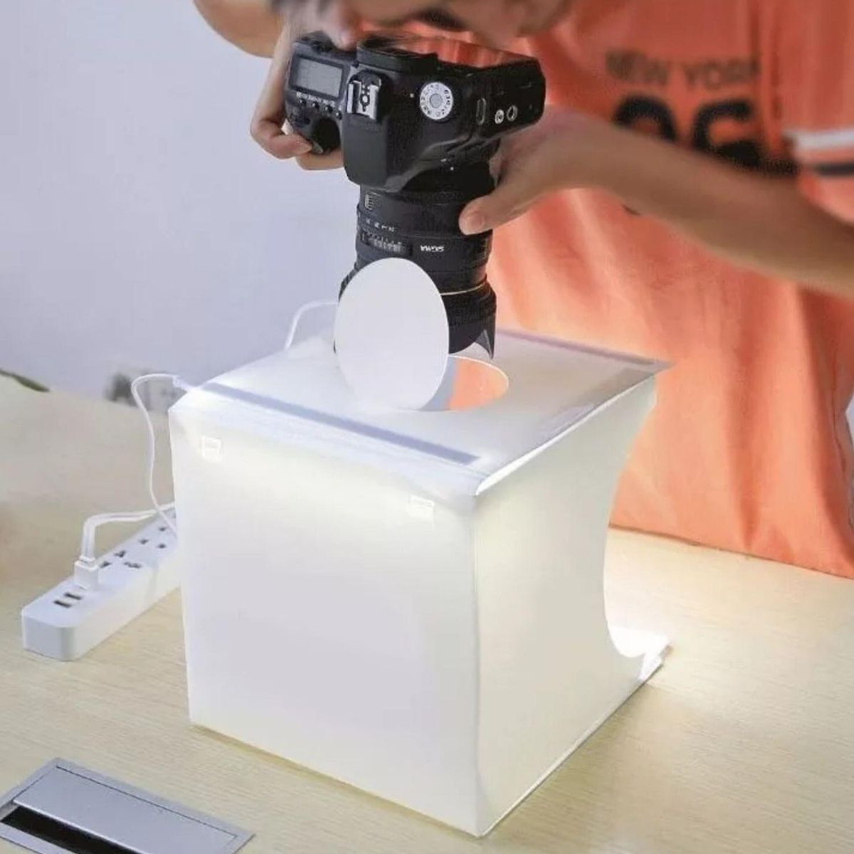 IMPORTCLICK - Mini Estudio Fotográfico Caja Luz LED Plegable