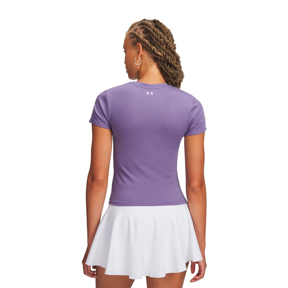 UNDER ARMOUR - Polera M/C UA Motion Fitted Morado Mujer UNDER ARMOUR