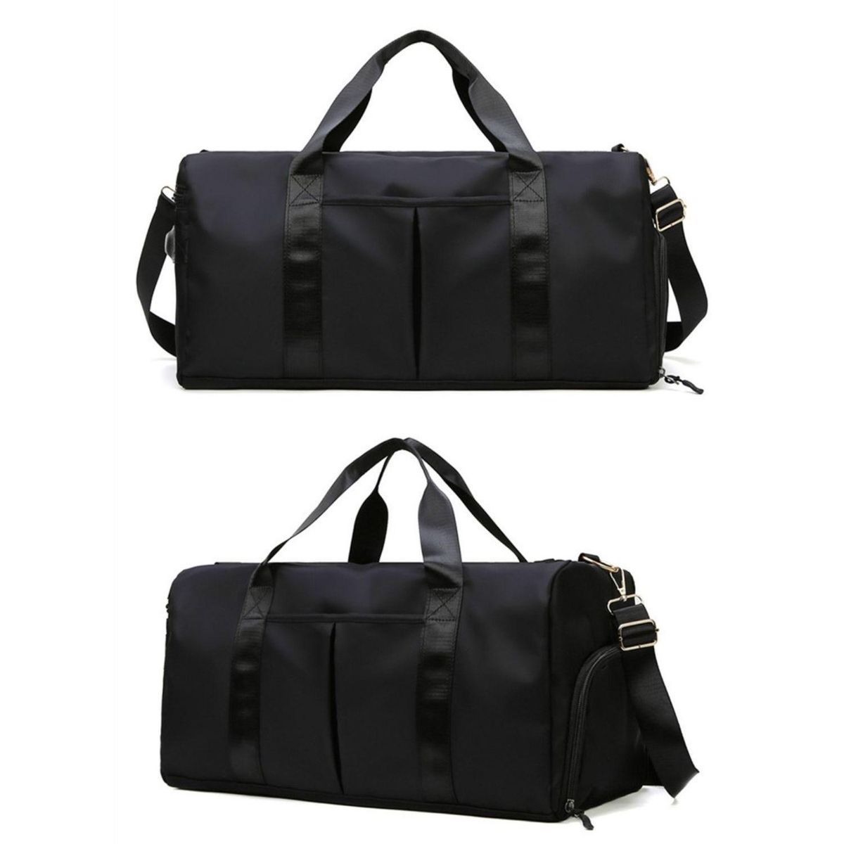 IMPORTCLICK - Bolso Duffel Viaje Deportivo Gimnasio Fitness 35 LT Negro