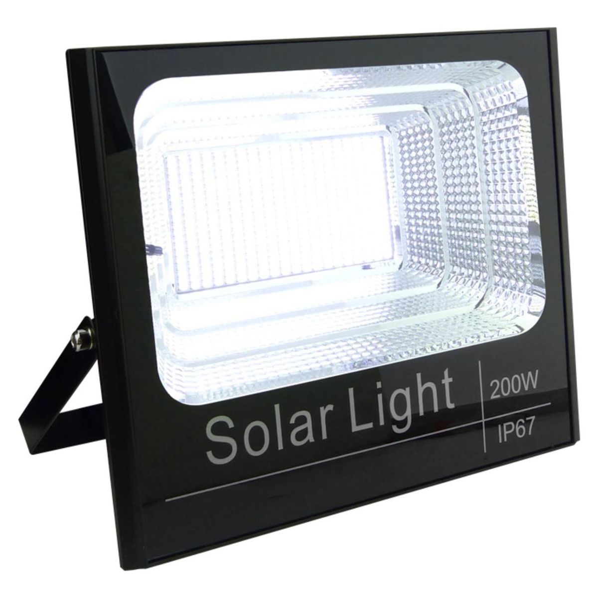 IMPORTCLICK - Foco Solar 397 LED 200 Watt Panel Solar Control Remoto