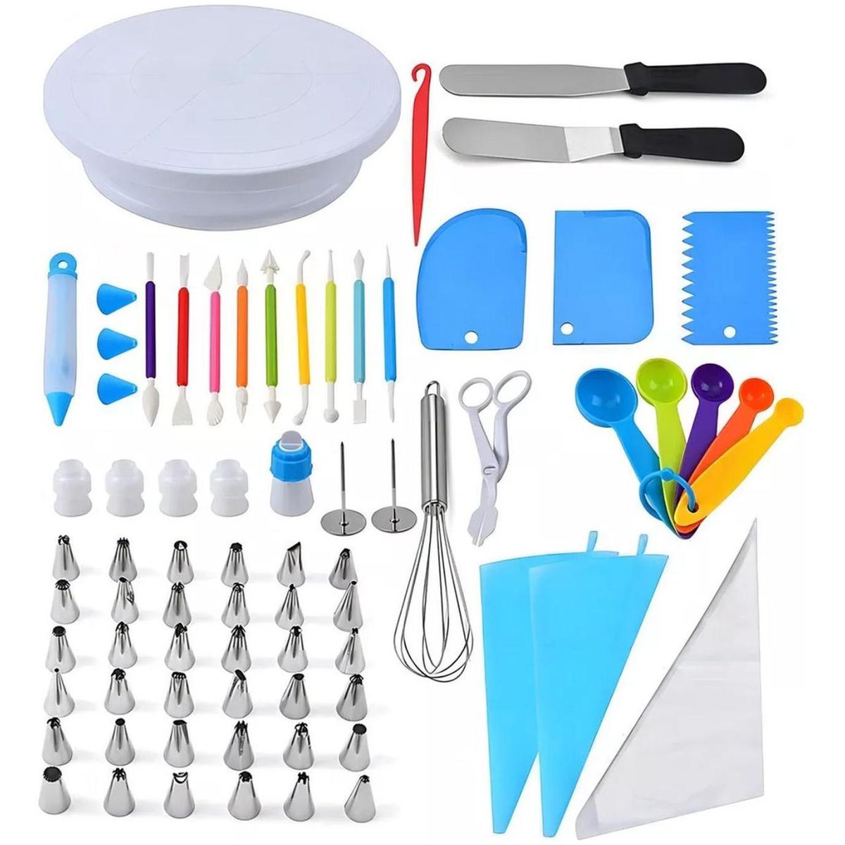 IMPORTCLICK - Kit 66 Piezas Respotería Cocina Plato Giratorio