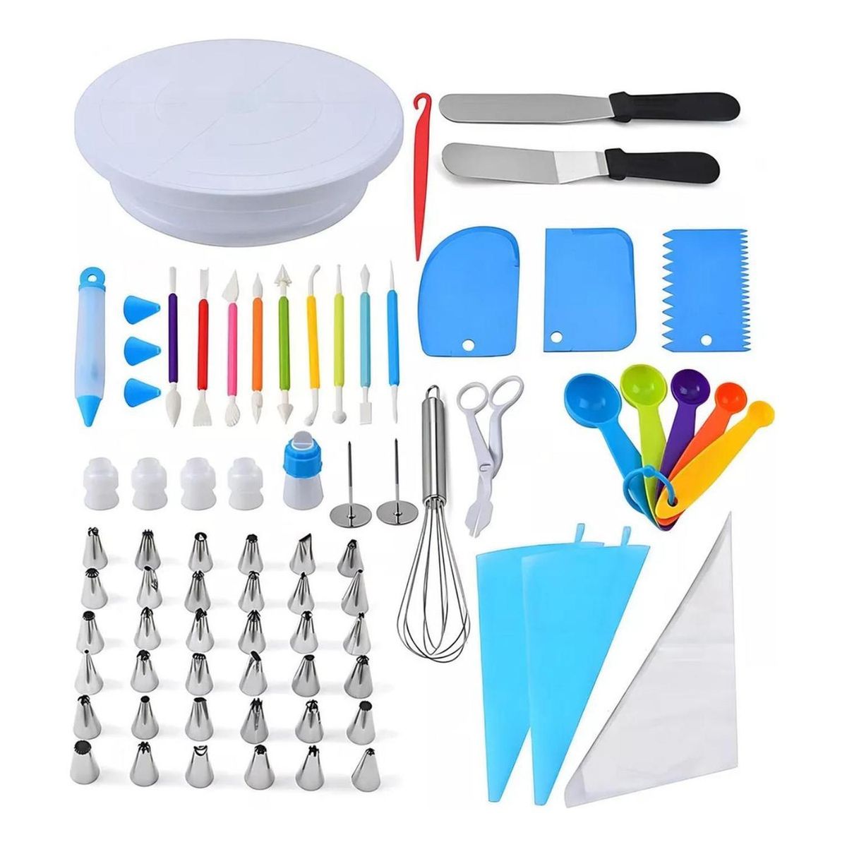 IMPORTCLICK - Kit 66 Piezas Respotería Cocina Plato Giratorio