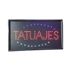 IMPORTCLICK - Letrero Luz Led 25x40 CM 1100 Watt Tatuaje